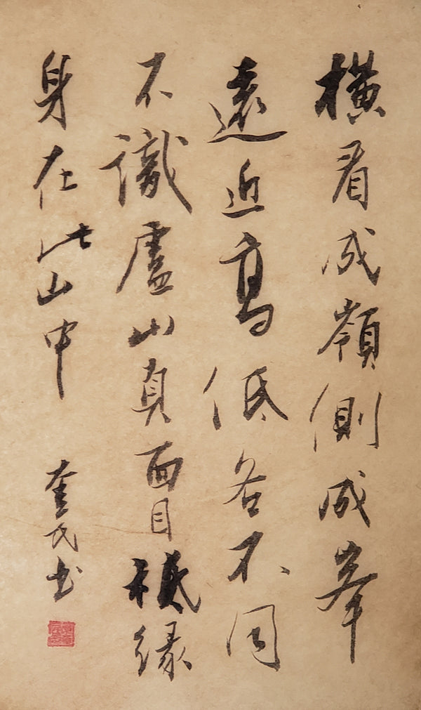 题西林壁｜行书｜李奎民